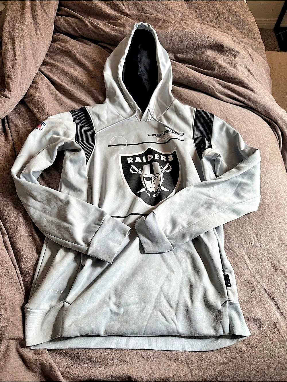 NFL Las Vegas Raiders Dri-FIT hoodie Dri-FIT Raiders Hoodie in Gray